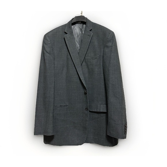 Ralph Lauren Other - Ralph Ralph Lauren 46XL‎ Sport Coat Silk Wool Gray Houndstooth Check Blazer